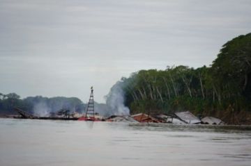 Solo 11 operadores mineros en el río Madre de Dios cuentan con licencia