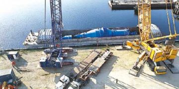 Llega reactor para reducción de hierro a planta de Mutún