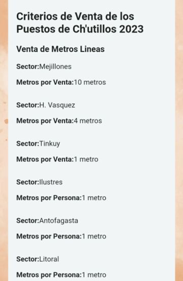 Información publicada por el GAMP