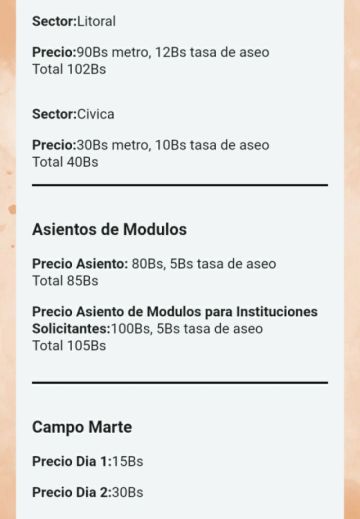 Información publicada por el GAMP