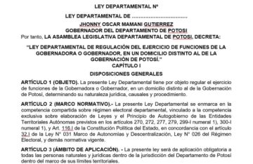 “Evistas” pretenden que Mamani gobierne desde la cárcel de San Pedro