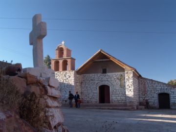 Capilla de La Puerta, cerca de la quebrada de San Bartolomé.