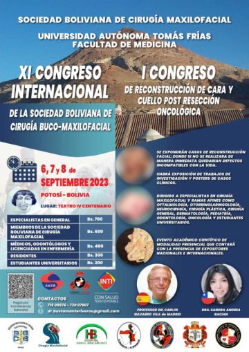 Mañana inicia congreso internacional de cirugía máxilo-facial en Potosí