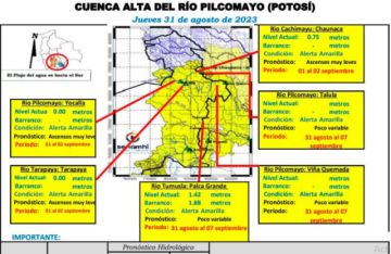 Reportan que los ríos de Potosí se van quedando sin caudal de agua 