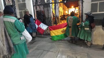 La protesta comenzó en las primeras horas de hoy.