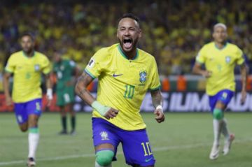 El festejo de Neymar.