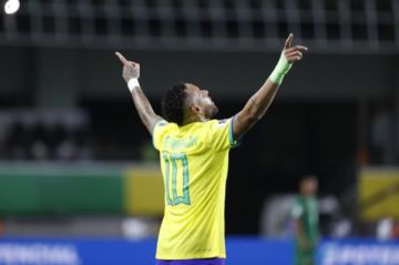 El festejo de Neymar.