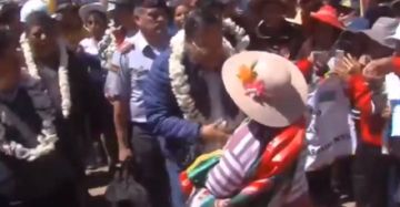 Cochabamba: Presidente Arce entrega viviendas en el municipio de Vacas