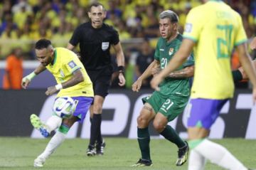 El festejo de Neymar.