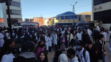 Desde las 7:00 de este sábado, los voluntarios de la facultad se concentraron y ahora están en todos los barrios de la ciudad en la campaña de vacunación contra la rabia.