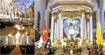 Devotos del Señor de la Vera Cruz le piden por el agua