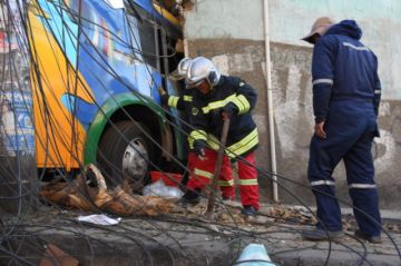 Imágenes del accidente. FOTO /Francisco RIVEROS@APGNoticiasBo