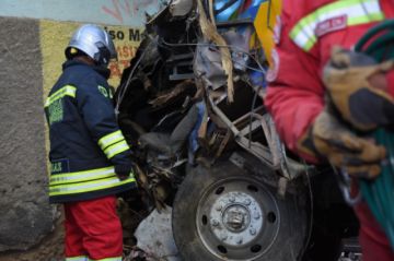 Imágenes del accidente. FOTO /Francisco RIVEROS@APGNoticiasBo