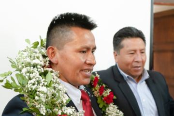 La posesión fue esta mañana.