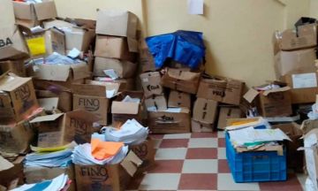 Precintan un camerino donde encontraron documentación "extraviada"