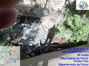Imágenes de la Jefatura de Medio ambiente en el lugar del derrame.