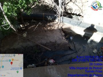 Imágenes de la Jefatura de Medio ambiente en el lugar del derrame.