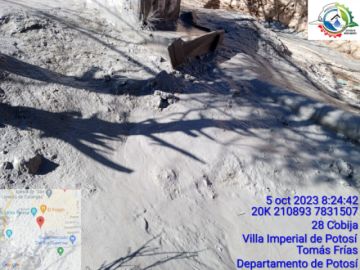 Imágenes de la Jefatura de Medio ambiente en el lugar del derrame.