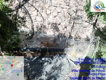 Imágenes de la Jefatura de Medio ambiente en el lugar del derrame.