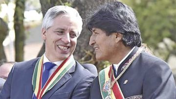 Evo ahora se distancia de su exvicepresidente