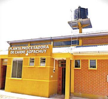 Entregan provisionalmente planta de carne: Sopachuy