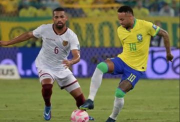 Venezuela dio la sorpresa de la fecha al empatar (1-1) con Brasil de visitante