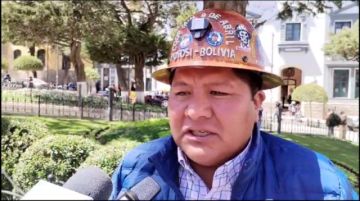 Senador Hilarión Mamani llama "vendido" al ejecutivo de la COB