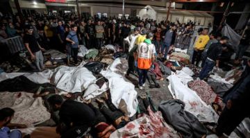 Ataque a hospital de Gaza deja al menos 500 muertos