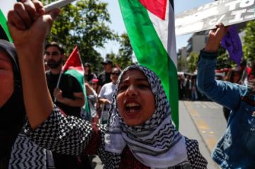 Chilenos se manifiestan contra “el genocidio en Gaza” en la protesta más multitudinaria