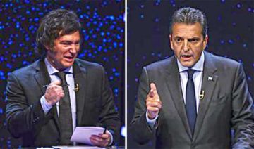 Javier Milei y Sergio Massa intercambian duros cruces