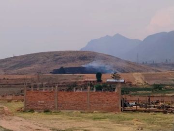 Denuncian quema forestal hacía el lado de Betanzos