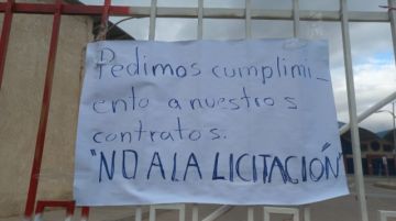 Reportan bloqueo en la Terminal de Buses en rechazo a incremento de alquileres