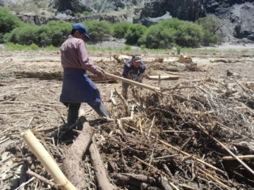 Hallan a tercera víctima arrastrada por el río de Cotagaita