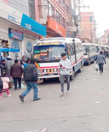 Vecinos denunciaron “trameaje” en los micros y minibuses de Potosí