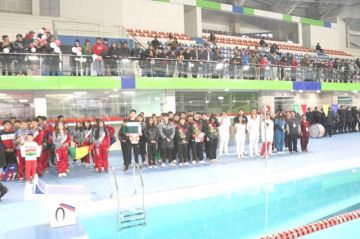 Las diferentes delegaciones durante la inauguración del evento.