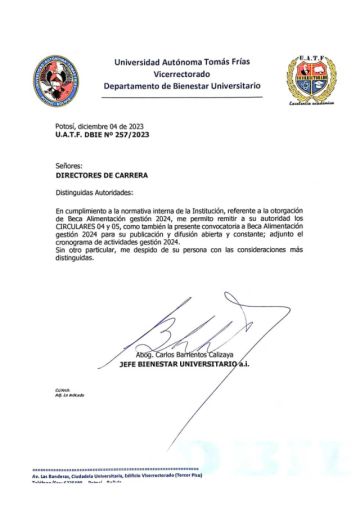 Convocan a becas universitarias