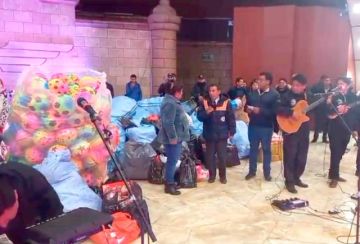 Cierre de campaña de colecta de juguetes de la Alcaldía de Potosí.