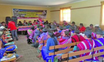 La autonomía indígena Yura cambia a sus autoridades