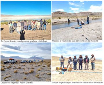 UATF procesa datos de investigación en zona aledaña a Pastos Grandes