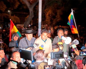 ESTRATEGIA. Los sectores movilizados abandonaron anoche la protesta en cercanías del TCP.