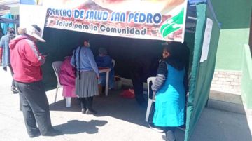 Tres puestos de salud y brigadas estarán en la Bajada del Tata Q'aqcha