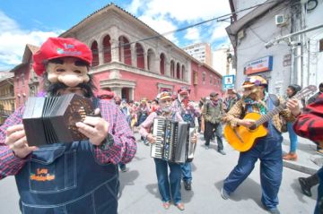 Participaron agrupaciones en el lanzamiento promovido por el Ministerio de Culturas.