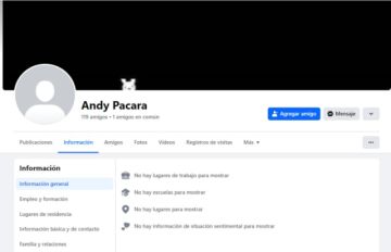 El perfil falso.