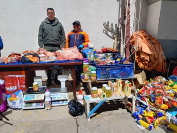 Decomisan más de 80 kilos de carne y productos con fechas alteradas