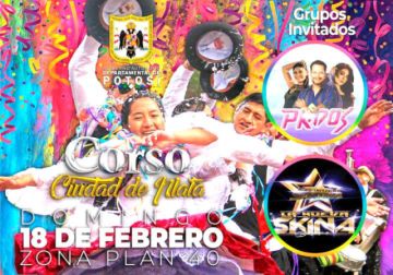 Afiche de la actividad que anuncia la presentación de gripos como PK2, la Nueva Skina en el Plan 40.