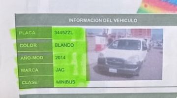 Informan que vehículo en el que consumía bebidas no es de Aapos