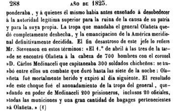 El texto en el libro de García Camba.