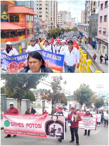 Salubristas marcharon y esperan llamado a diálogo