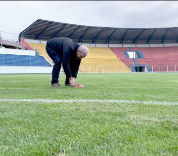 Vista general del estadio “Víctor Agustín Ugarte”.