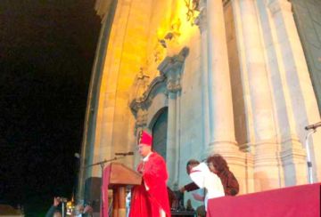 El Nuncio Apostólico presidió la Misa de Ramos.
